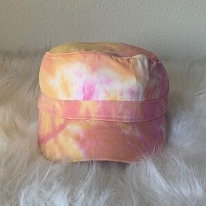 Tie-Dye Pink and Yellow Women's Cap